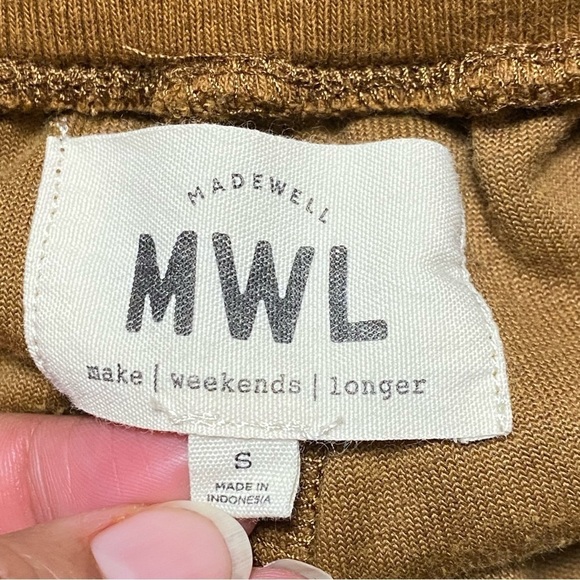 Madewell Joggers Women’s Size Small Dried Cider MWL Newark Sweat pants Joggers - Picture 11 of 12